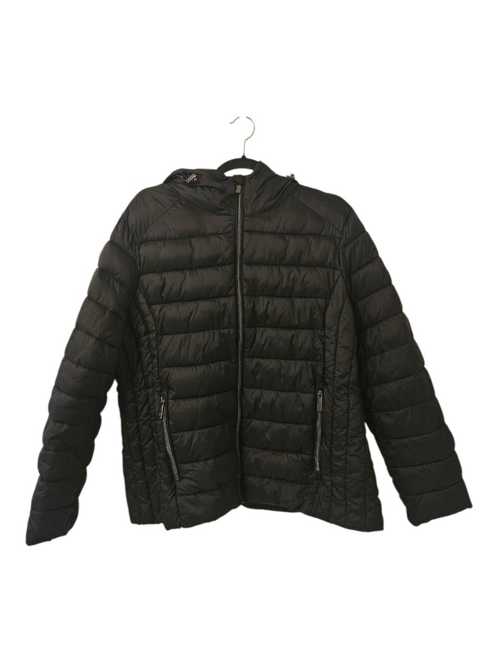 Black Michael Michael Kors Women's Package Puffer Winter Jacket